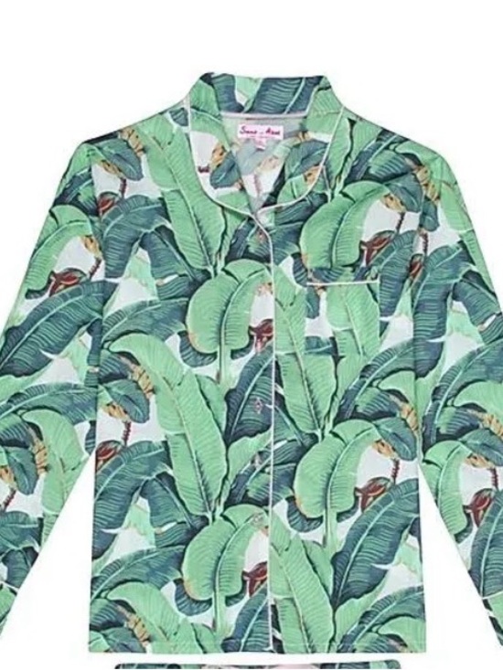 sant and abel Other - Sant and Abel Martinique Banana Leaf Long Sleeve Pajama Top